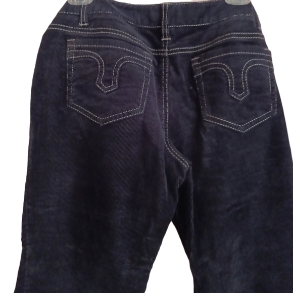 LOFT BLACK COURDROY SLIM & STRAIGHT - Picture 8 of 9